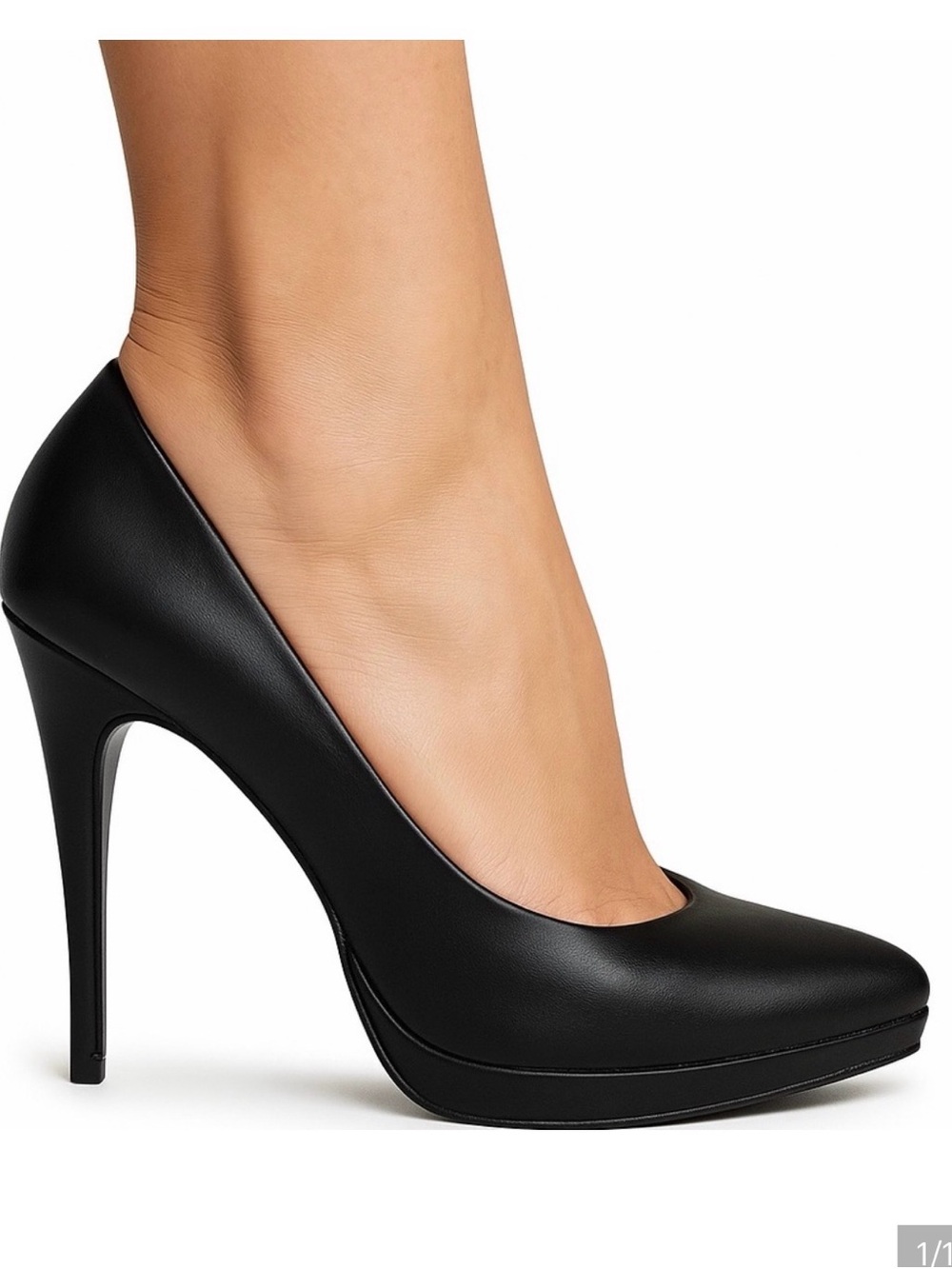 Rsvp McCall black leather pumps‎ made on Mexico 4” heel Size 10 - Picture 13 of 13